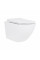 Унитаз подвесной Jay Rimless 485×360×320 мм, White, с сиденьем Slim Duroplast/ Soft-close/ Quick Relase QT07335177RW Qtap