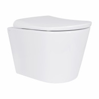 Унітаз підвісний Qtap Scorpio ML Ultra Quiet 490x365x325 мм, з сидінням Soft-close MagLock, White QTSCOML26W49622