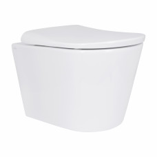 Унитаз подвесной Qtap Scorpio ML Ultra Quiet 490×365×325 мм, с сиденьем Soft-close MagLock, White QTSCOML26W49622