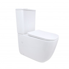Унитаз напольный Qtap Aquarius Ultra Quiet 620×355×790 мм с сиденьем Soft-close, White QTAQAW27W49262