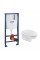 Комплект 4 в 1: Інсталяція Grohe Rapid SL 3 в 1 38772001 + Унітаз безободковий Kroner Oker WHI533536 RIMLESS з сидінням Slim Duroplast / Soft-close / Quick relase KO533536WHIR (38772001KO533536)