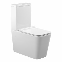 Унітаз-компакт KOLLER POOL Kvadro з сидінням Soft-close (KR-0675-RC-C + KR-0675-RC-T)