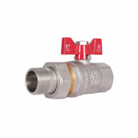 Кран шаровой "Американка" Thermo Alliance Standart прямой 3/4" ВН SD220W20