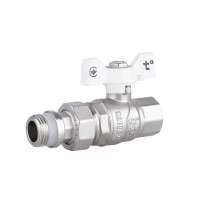 Кран шаровой "Американка" Thermo Alliance Forte 1/2" с антипротечкой прямой SF222W15