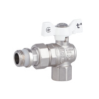 Кран шаровой "Американка" Thermo Alliance Forte 1/2" с антипротечкой угловой SF223W15