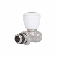 Кран радиаторный Thermo Alliance Standart Powerful 1/2" ВН с антипротечкой прямой SF230W15 SF230W15