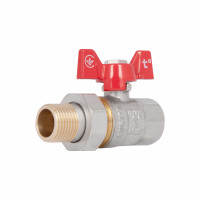 Кран шаровой "Американка" Thermo Alliance Standart 1/2" ВН прямой SD220NW15PN40