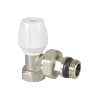Кран радиаторный Icma №803+940 угловой 3/4" с ручкой