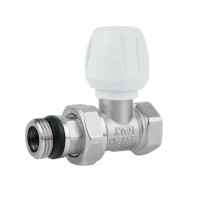 Кран радиаторный Icma 1/2" с антипротечкой прямой №813+940