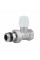 Кран радиаторный Icma 1/2" с антипротечкой прямой без ручки №815+940