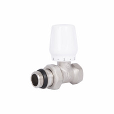 Кран радиаторный Thermo Alliance Base 1/2" ВН с антипротечкой прямой SD226W15