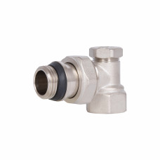 Кран радіаторний Thermo Alliance Base 1/2" ВЗ з антипротіканням кутовий SD229W15