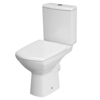 Унитаз-компакт 909(559) CARINA CLEAN ON 011гор слив,3/5,нижн подв+сид дюр пов пад легко съёмн НКБ