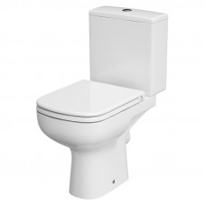 Унитаз-компакт 574 COLOUR CLEAN ON 010 гор слив,3/5,боков подв+сид дюр пов пад