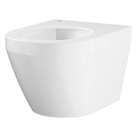 Чаша унитаза EURO 49см, безободковый, смыв Triple Vortex, покрытие HyperClean