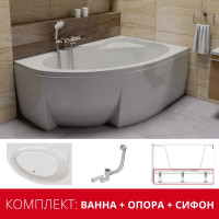 Ванна Ванна Ravak Asymmetric II 160 R - комплект