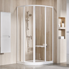 Душовий куточок Ravak Supernova 80 см SKCP4-80 195 білий+transparent