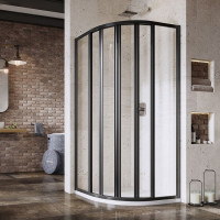 Дущовий куточок Ravak Supernova 80 см SKKP6-80 195 чорний+transparent