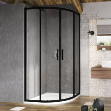 Душевая кабина Ravak Blix Slim BLSCP4-90 Черный  transparent
