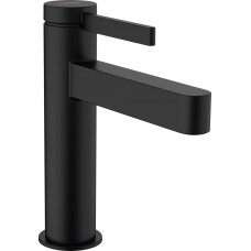 Смеситель для умывальника Hansgrohe Finoris 110 для умывальника с донным клапаном push-open, черный (76023670)
