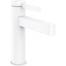 Смеситель для умывальника Hansgrohe Finoris 110 для умывальника с донным клапаном push-open, белый (76023700)