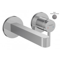 Смеситель для умывальника Hansgrohe Finoris 225 для умывальника со стены, черный хром (76050340)