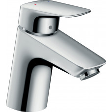 Змішувач для умивальника Hansgrohe Logis 70 для умивальника без донного клапана, хром (71071000)