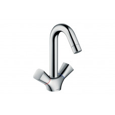 Змішувач для умивальника Hansgrohe Logis для умивальника 2-х вентильний, хром (71221000)
