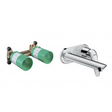 Смеситель для раковины Hansgrohe Novus для раковины со стены скрытого монтажа в комплекте с Ibox, хром (71127180)