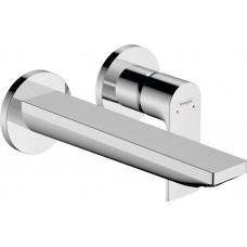 Смеситель для умывальника Hansgrohe Rebris E для умывальника со стены скрытый монтаж 200 мм, хром (72568000)