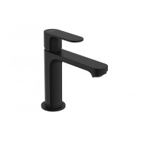 Смеситель для умывальника Hansgrohe Rebris S 110 Coolstart для умывальника с донным клапаном pop-up, черный (72519670)