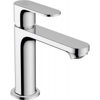 Змішувач для умивальника Hansgrohe Rebris S 110 Coolstart для умивальника з металевим донним клапаном, хром (72527000)
