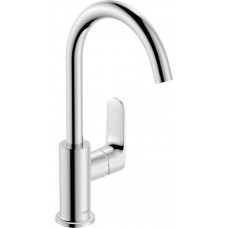 Змішувач для умивальника Hansgrohe Rebris S 210 для умивальника рухомий носик, з донним клапаном pop-up, хром (72536000)
