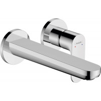 Змішувач для умивальника Hansgrohe Rebris S для умивальника зі стіни прихований монтаж 200 мм, хром (72528000)