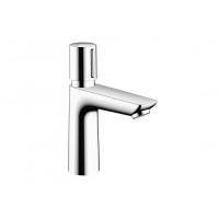 Змішувач для умивальника Hansgrohe Talis E 110 для умивальника з самостійним відключенням води без донного клапана, хром (71718000)