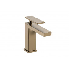 Смеситель для умывальника Hansgrohe Tecturis E 110 CoolStart EcoSmart+ для умывальника без донного клапана, бронзовый (73012140)