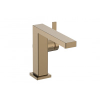 Смеситель для умывальника Hansgrohe Tecturis E 110 Fine CoolStart EcoSmart+ для умывальника без донного клапана, бронзовый (73021140)