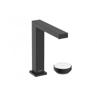 Змішувач для умивальника Hansgrohe Tecturis E 150 CoolStart EcoSmart+ на 2 отвори, чорний (73053670)