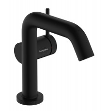 Смеситель для умывальника Hansgrohe Tecturis S 110 Fine CoolStart для умывальника с донным клапаном pop-up, черный (73323670)