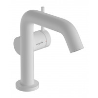 Смеситель для умывальника Hansgrohe Tecturis S 110 Fine CoolStart для умывальника с донным клапаном pop-up, белый (73323700)
