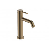 Смеситель для умывальника Hansgrohe Tecturis S 110 для умывальника без донного клапана, бронзовый (73311140)