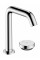 Змішувач для умивальника Hansgrohe Tecturis S 150 CoolStart на 2 отвори, хром (73353000)