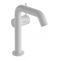 Змішувач для умивальника Hansgrohe Tecturis S 150 Fine CoolStart для умивальника без донного клапана, білий (73341700)