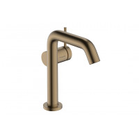 Смеситель для умывальника Hansgrohe Tecturis S 150 Fine CoolStart, бронзовый (73340140)