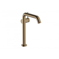 Смеситель для умывальника Hansgrohe Tecturis S 240 Fine CoolStart для умывальника с д/к Push-Open, бронзовый (73373140)