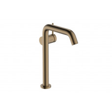 Смеситель для умывальника Hansgrohe Tecturis S 240 Fine CoolStart для умывальника с д/к Push-Open, бронзовый (73373140)