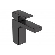 Змішувач для умивальника Hansgrohe Vernis Shape Isolated 100 для умивальника без донного клапана, чорний хром (71569670)