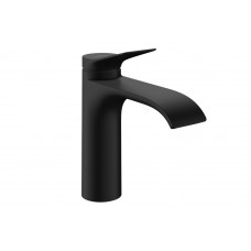Смеситель для умывальника Hansgrohe Vivenis 110 Coolstart для умывальника с донным клапаном pop-up, черный (75023670)