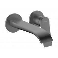 Смеситель для раковины Hansgrohe Vivenis 195 для раковины со стены, черный хром (75050340)