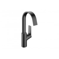 Змішувач для умивальника Hansgrohe Vivenis 210 для умивальника поворотний носик з д/к pop-up, чорний хром (75030340)